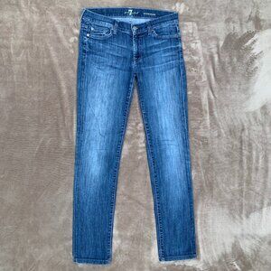 7 For All Mankind Roxanne Skinny Low Rise Jeans Sz27